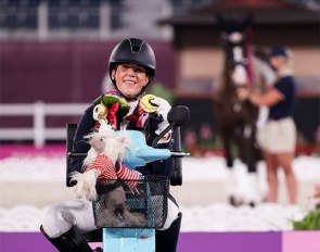 Roxanne Trunnell wins Grade I Individual Test Gold at the 2021 Paralympics in Tokyo :: Photo © US Equestrian