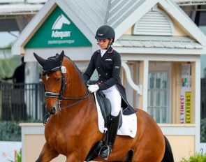 Brooke Mancusi and Grand Amour at the 2021 CDI Wellington :: Photo © Sue Stickle