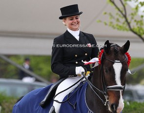 Anna Zibrandtsen and Gorklintgards Domello at the 2012 CDI Roosendaal :: Photo © Astrid Appels