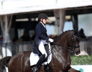 Ashley Holzer and Eastwood at the 2020 CDI Wellington :: Photo © Astrid Appels