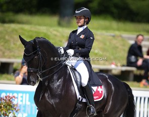 Carla Aeberhard and Delioh von Buchmatt at the 2021 CDIO Compiègne :: Photo © Astrid Appels