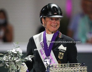 Isabell Werth wins team gold and GP Special Silver at the 2021 European Dressage Championships :: Photo © Astrid Appels