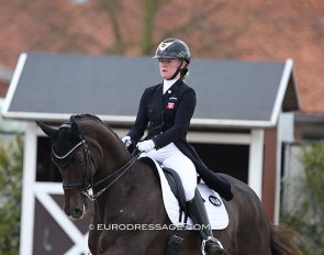 Josefine Hoffmann and Honnerups Driver at the 2021 CDI Sint-Truiden in Belgium :: Photo © Astrid Appels