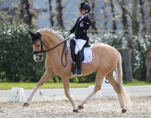 Fanny Jöbstl and Wilky May at the 2021 CDI Sint-Truiden :: Photo © Astrid Appels