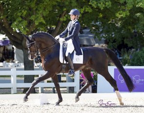 Emily Miles and Daily Show win the 2021 U.S. Developing PSG Horse Championships :: Photo © Sue Stickle