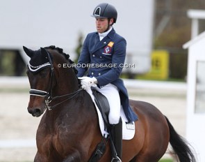 Jean-René Luijmes and Aswin at the 2018 CDI Nieuw en St. Joosland :: Photo © Astrid Appels