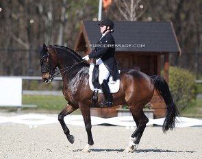 Juliette Piotrowski and Duke Rubin at the 2021 CDI Opglabbeek :: Photo © Astrid Appels
