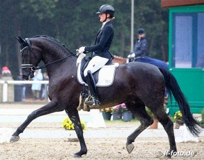 Kira Goerens-Ripphoff and Chuck Bass at the 2020 Bundeschampionate in Warendorf :: Photo © LL-foto