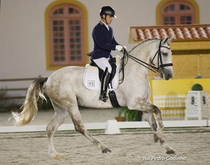 vasco Mira Godinho and Java da Hermida at the 2021 Portuguese Dressage Championships :: Photo © Rui Pedro Godinho