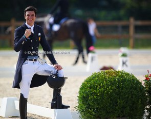 Juan Matute Guimon at the 2021 CDI Grote Brogel, Spain's last Olympic qualifier before team selection :: Photo © Astrid Appels