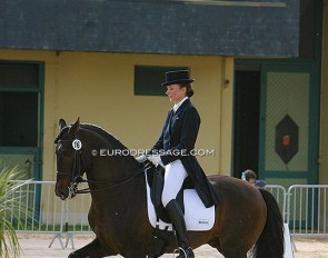 Catherine Henriquet and Carinho des Noes at the 2005 CDIO Saumur :: Photo © Astrid Appels