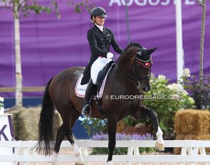 Anna Zibrandtsen and Arlando at the 2017 European Dressage Championships in Gothenburg :: Photo © Astrid Appels