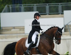 Trine Mittag Jensen and Gammelenggards Easy at the 2018 CDI Aachen Dressage Days :: Photo © Astrid Appels