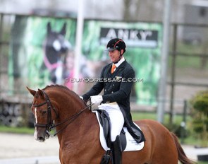 Patrick van der Meer and Chagall D&R at the 2018 CDI Nieuw en St. Joosland :: Photo © Astrid Appels