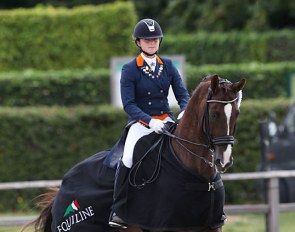 Mercedes Verweij and Four Seasons at the 2019 CDI Waregem :: Photo © Astrid Appels