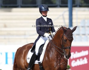 Fabienne Lutkemeier on Valesco at the 2021 CDIO Aachen :: Photo © Astrid Appels