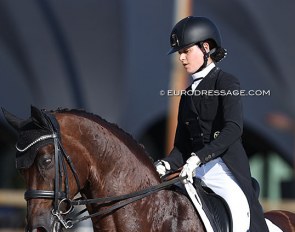 Judit Sarda Mane and Don Primus at the 2021 CDI Grote Brogel :: Photo © Astrid Appels