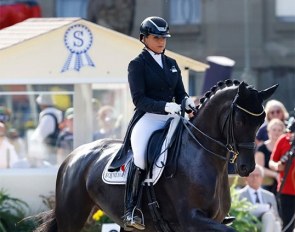 Dorothee Schneider and Salvina at the 2021 CDI Ludwigsburg :: Photo © Thomas Hellmann