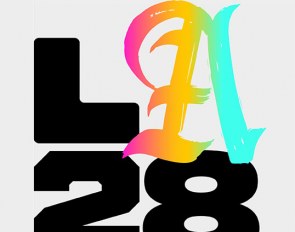 Logo for the 2028 Olympic Games in Los Angeles