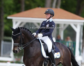 Malin Rinne and Scharmeur at the 2017 CDIO Compiegne :: Photo © Astrid Appels