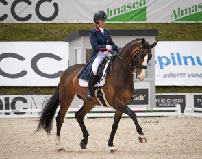 Liz Diegutis and Saskia Hit at the 2019 CDIO Uggerhalne :: Photo © Stuart Lark