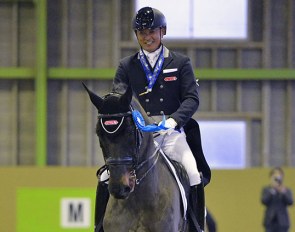 Kiichi Harada and Fairytale S win the 2021 Japanese Grand Prix Championships :: Photo © Japan Equestrian Federation