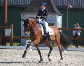 Kirsten Biermann and Zwetcher at their last CDI as a pair in Grote Brogel (BEL) in May 2021 :: Photo © Astrid Appels