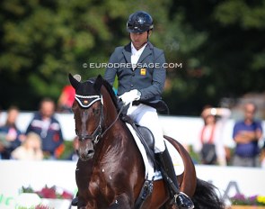 Pedro Hernandez and Fuego TG at the 2021 World Championships for Young Dressage Horses :: Photo © Astrid Appels