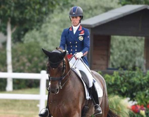 Charlotte Dujardin on Brioso at the 2018 CDN Hartpury :: Photo © Kevin Sparrow