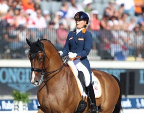 Anne Meulendijks and Avanti at the 2019 European Championships in Rotterdam :: Photo © Astrid Appels