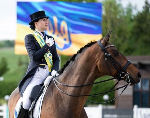 Ukrainian Grand Prix rider Inna Logutenkova wins the 2019 CDI-W Kiev :: Photo © Lilya Nedolya