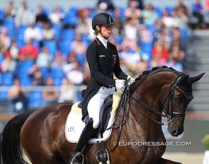 Lindner and Sunfire at the 2021 European Under 25 Championships :: Photo © Astrid Appels