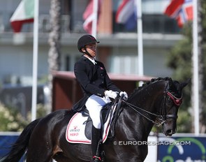 Alexander Yde Helgstrand and Grevens Sa Va at the 2021 European Junior Riders Championships :: Photo © Astrid Appels