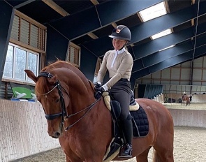 Karoline Ravnsbo, the new rider of Anna Zibrandtsen's Dorado