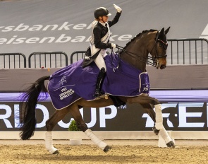 Jessica von Bredow-Werndl and Dalera win the 2022 CDI-W Neumunster :: Photo © FEI