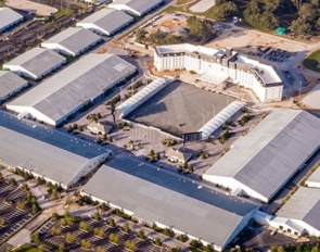 The main stadium at the World Equestrian Center in Ocala, Florida