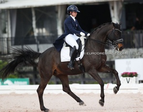 Hope Cooper and Hot Chocolate at the 2022 CDI Wellington :: Photo © Astrid Appels