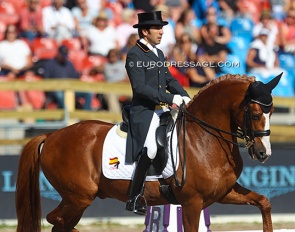 Claudio Castilla Ruiz and Alcaide at the 2017 European Championships in Gothenburg :: Photo © Astrid Appels