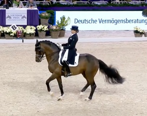 Dorothee Schneider and Mister-C at the 2019 Louisdor Cup Finals 