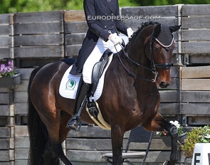 Sandra Dahlin and Ichi at the 2019 CDI Sint-Truiden :: Photo © Astrid Appels