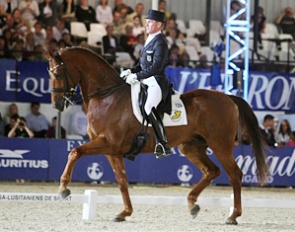 Holga Finken and Wunschtraum at the 2008 CDI Cannes :: Photo © Thierry Billet 