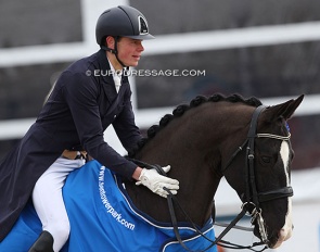 Dylan Deutrom and San Marco at the 2022 CDI Opglabbeek :: Photo © Astrid Appels