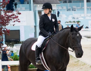 A Thorncroft rider competing at Devon :: Photo © Thorncroft Therapeutic