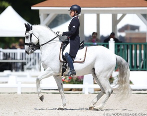 Anne Sophie Serre and Vistoso de Massa at the 2018 CDIO Compiegne :: Photo © 