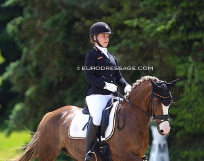 Paulina von Wulffen and Top Queen H at the 2021 CDI-P Hagen :: Photo © Astrid Appels