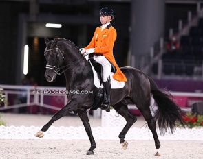 Hans Peter Minderhoud and Dream Boy at the 2021 Olympic Games in Tokyo :: Photo © Astrid Appels