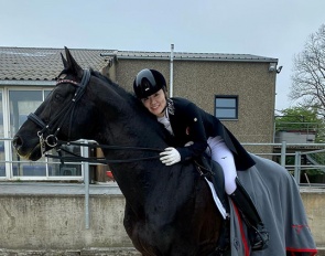 Akane Kuroki and Elastico at the Belgian based Japanese selection trial for the Asian Games :: Photo © Kuroki