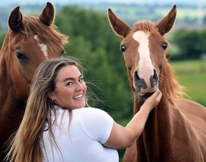 Bronte Watson at Elite Dressage in Devon, U.K. :: Photo ©  Verona Thomas