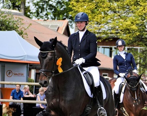 Nicole Wego-Engelmeyer and Fabuleux Coeur at the 2022 Holtkamp Dressage Days :: Photo © Holtkamp