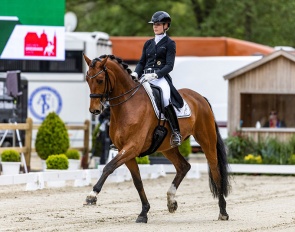 Juliane Brunkhorst and Aperol at the 2022 CDI Redefin :: Photo © Stefan Lafrentz